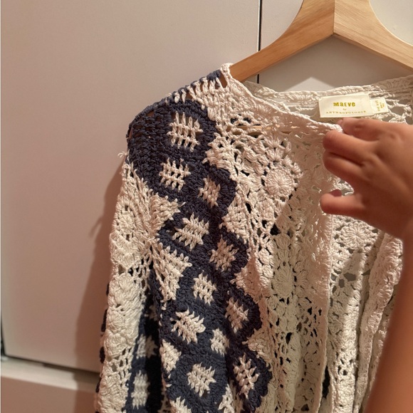 Anthropologie Crochet Kimono Jacket - Picture 9 of 10